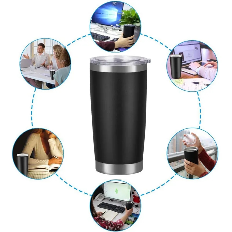 Double Wall Vacuum Insulated Travel Mug-20.oz 4