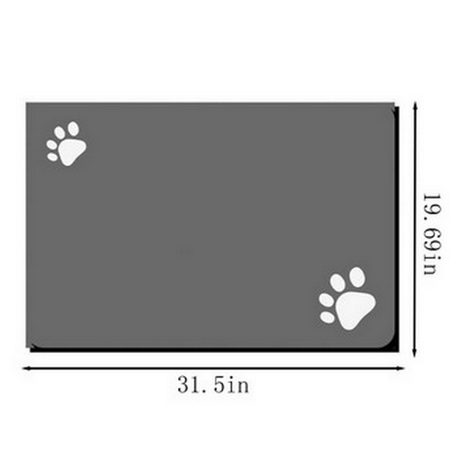 Stain-Resistant & Non-Slip Pet Feeding Mat 3
