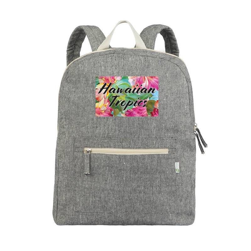 Renew III 10 oz. Recycled Cotton Backpack 8