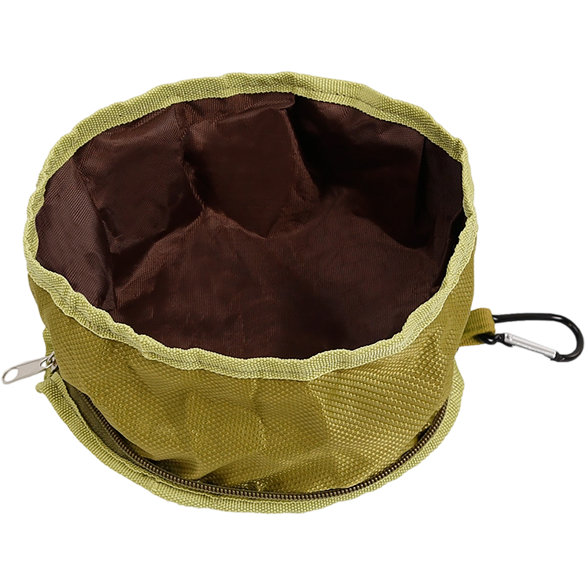 Collapsible Waterproof Pet Bowl Polyester 6.3" x 3.55" 1