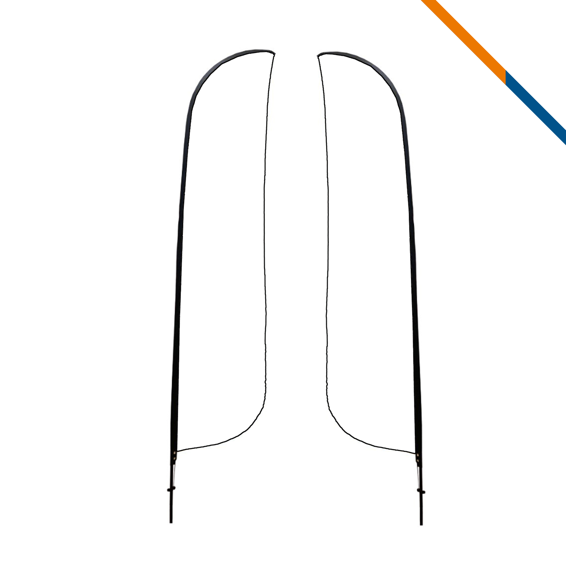 16.5' Virgo Double-Sided Feather Flag 4