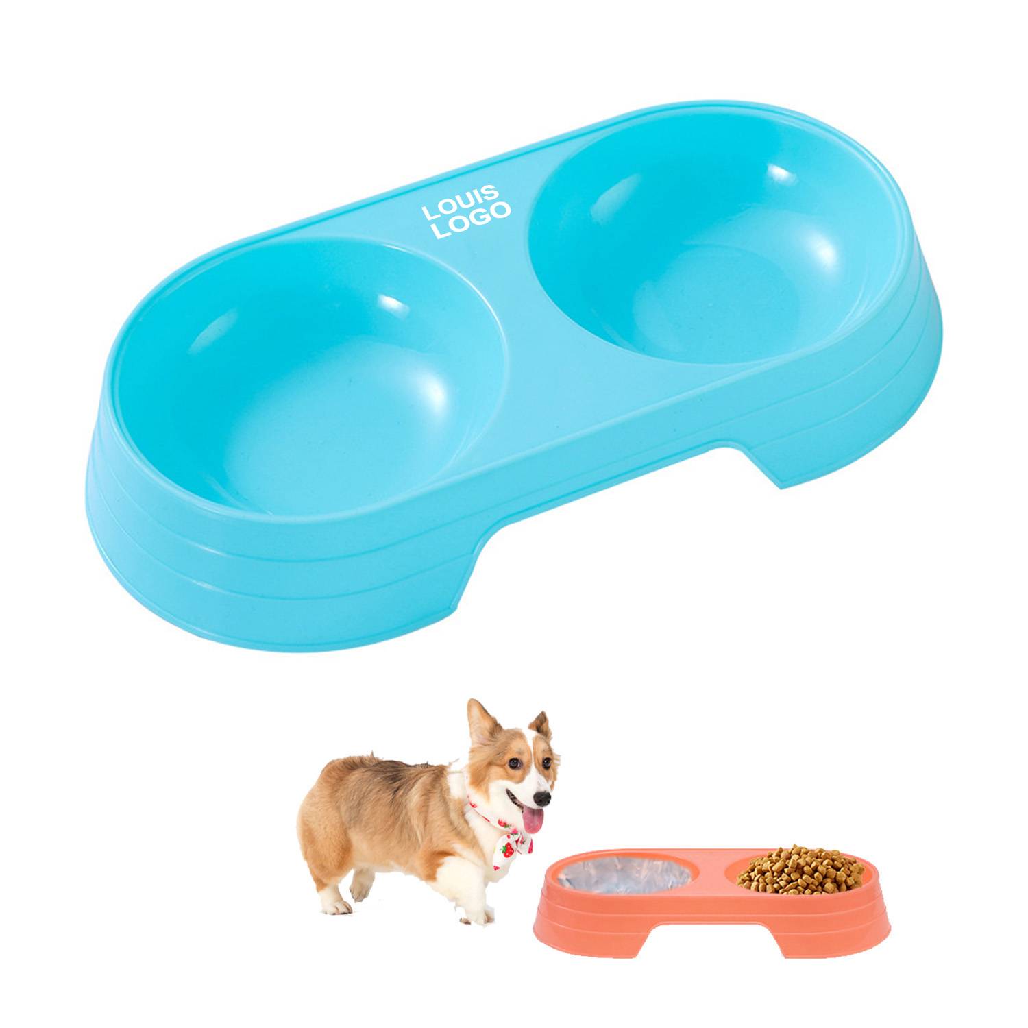 Double Plastics Pet Bowl 7