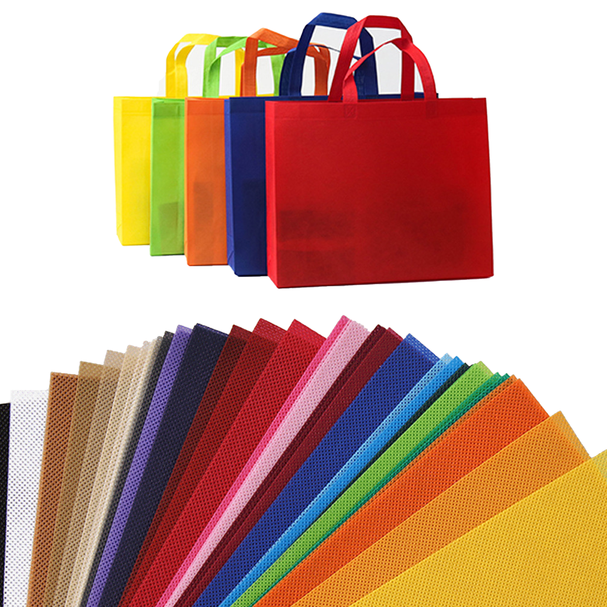 Multi-Color Reusable Non-woven Tote 2