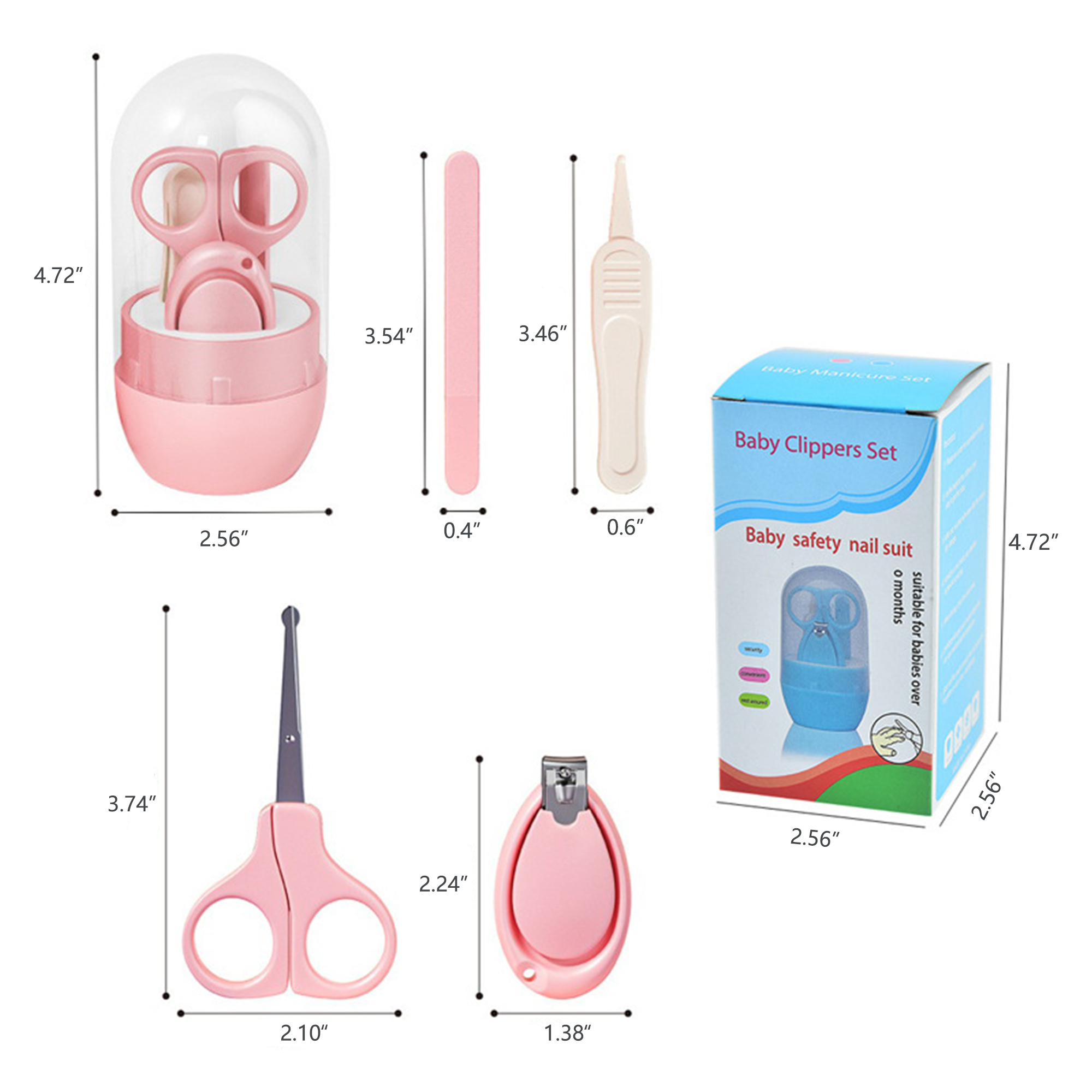 4-in-1 Baby Nail Clipper Sets MOQ20 3