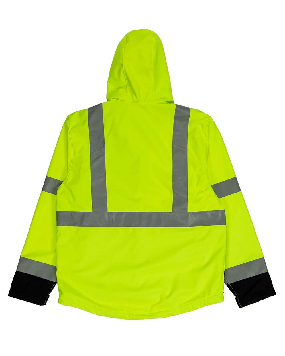 Men's Hi-Vis Class 3 Hooded Soft Shell Jacket - HVJS206 1