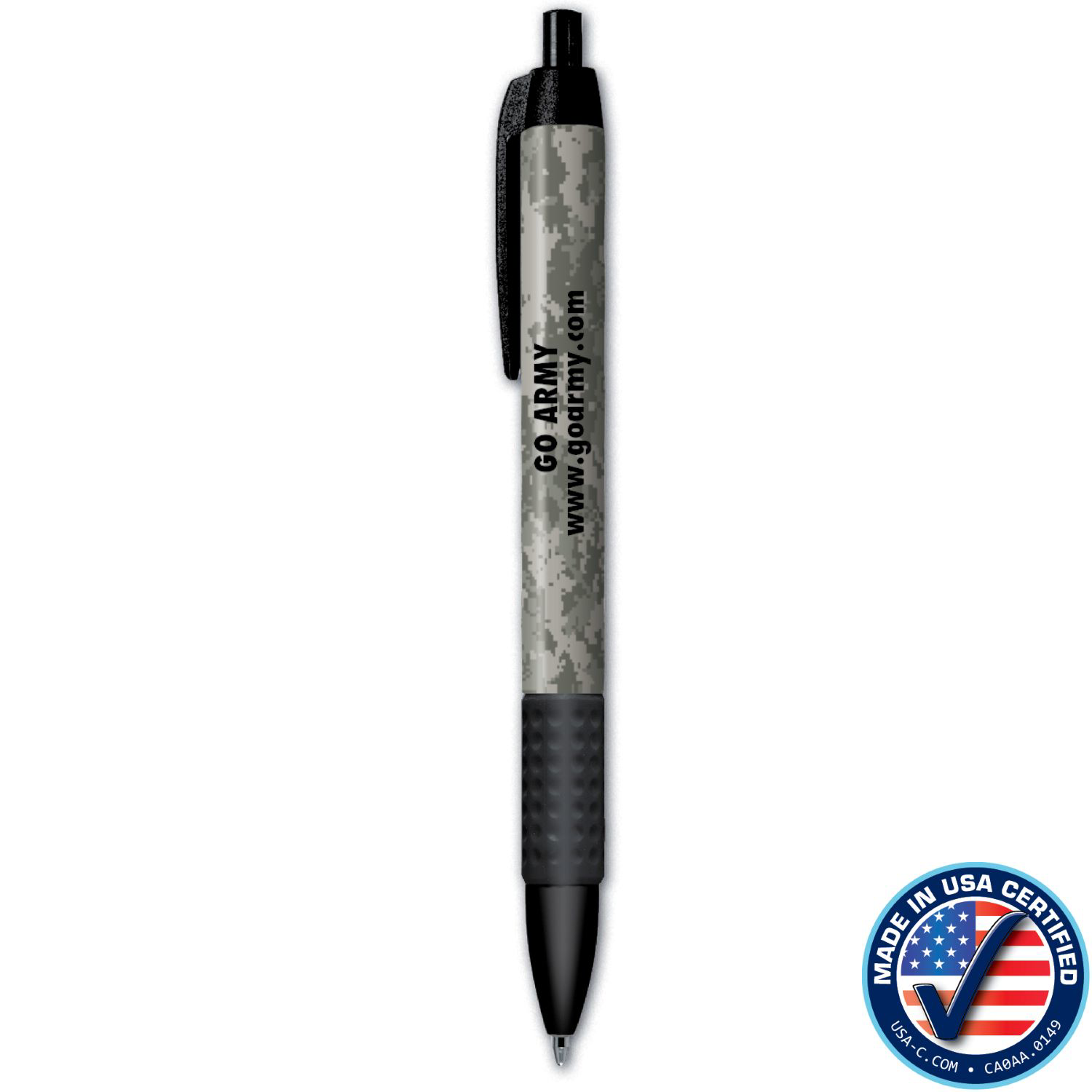 USA Camo Grip Pen