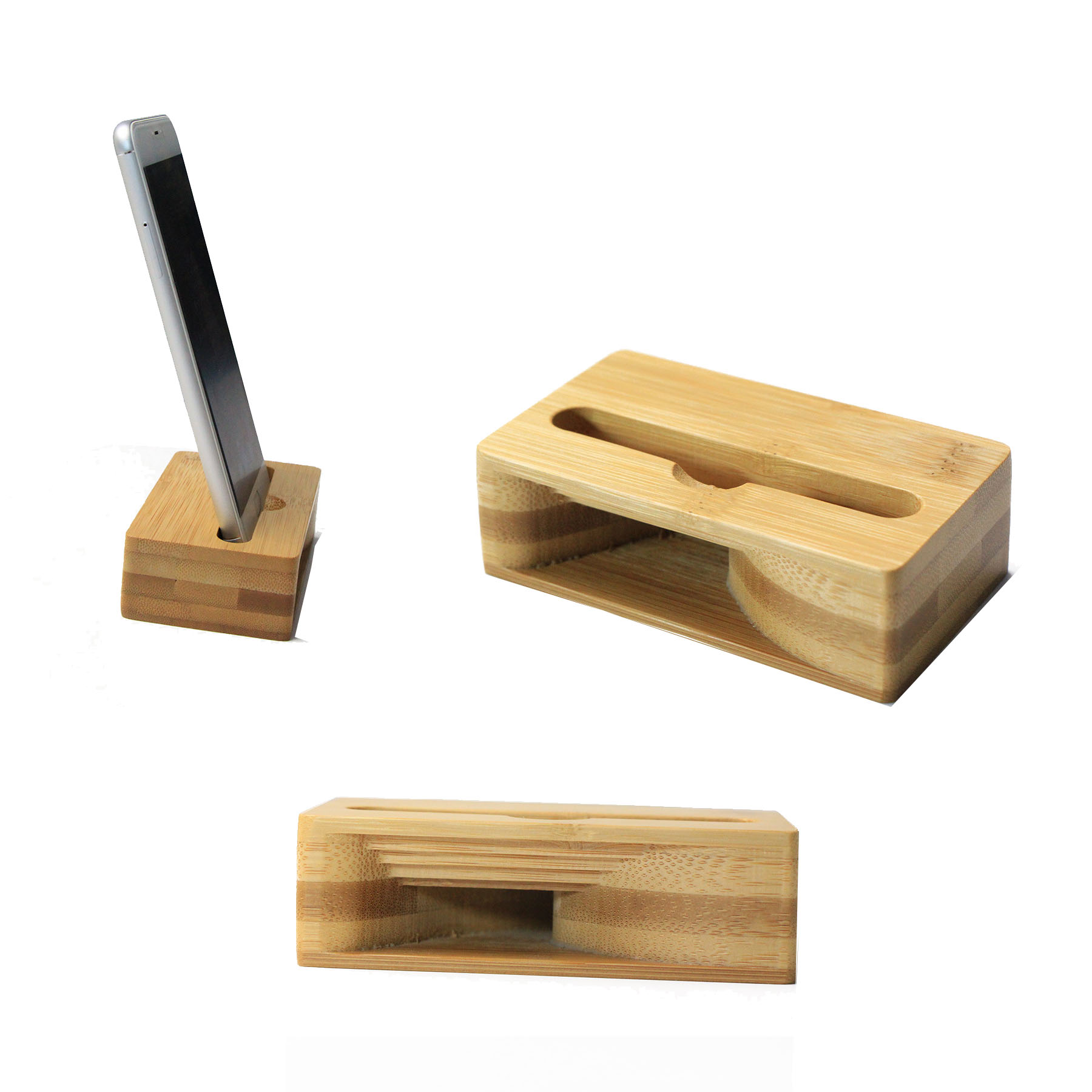 Bamboo Phone Speaker 2