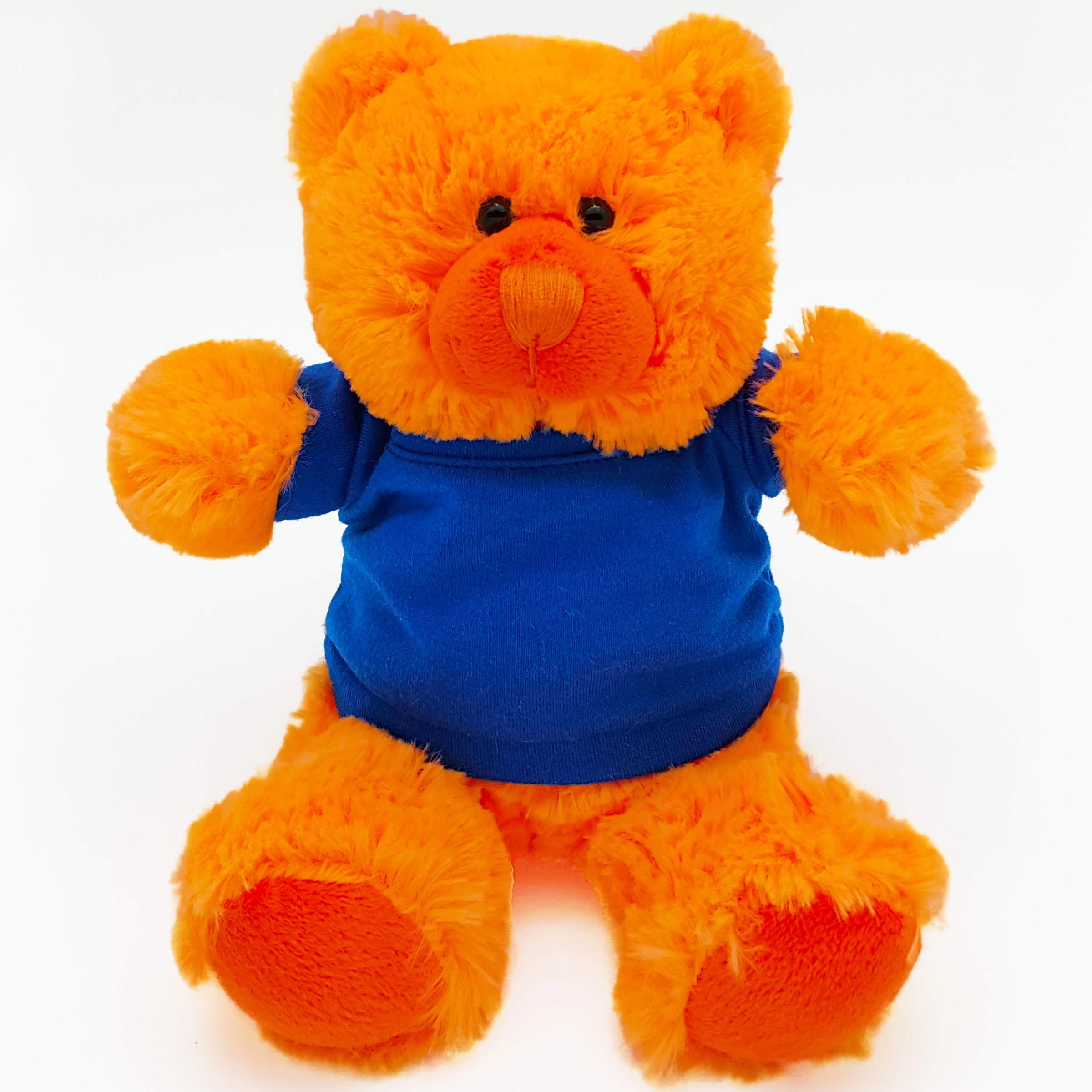 8" Bright Color Orange Bear 6