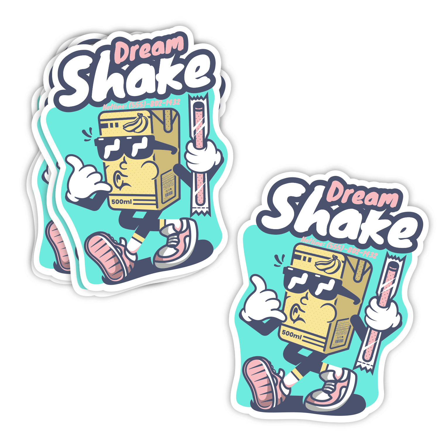 4"x 4" Die Cut Water-Resistant Sticker 2