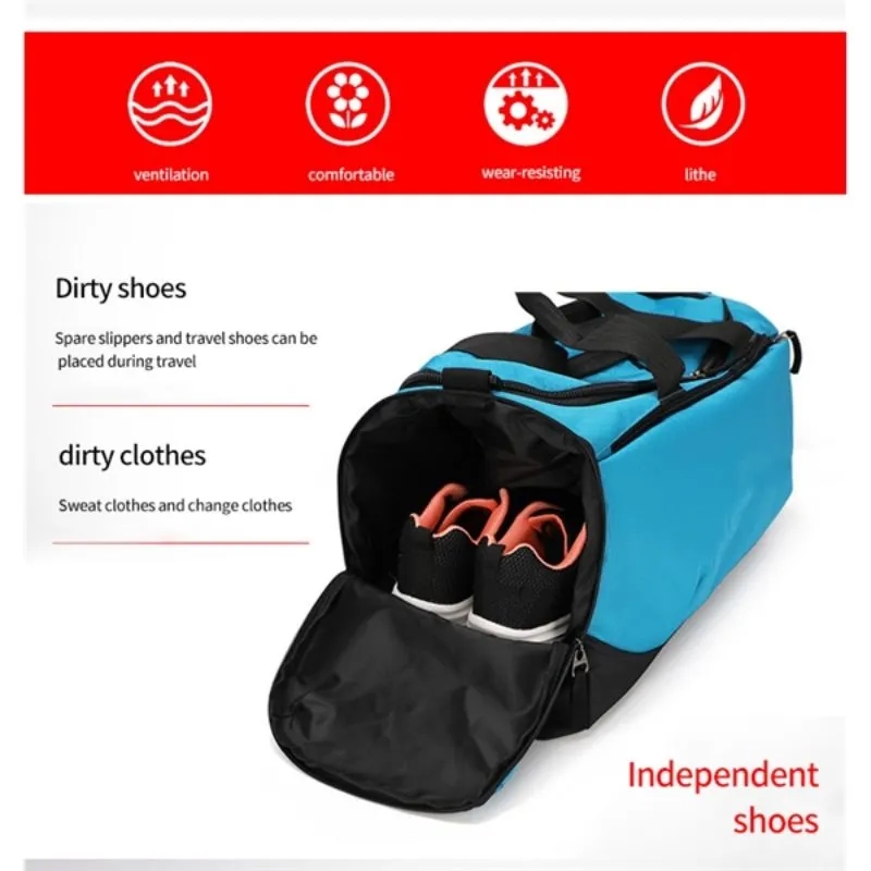 Color Panel Sport Duffel Bag 2
