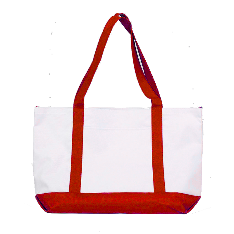 600D Polyester Shopping Tote Bag with PVC Backing 3