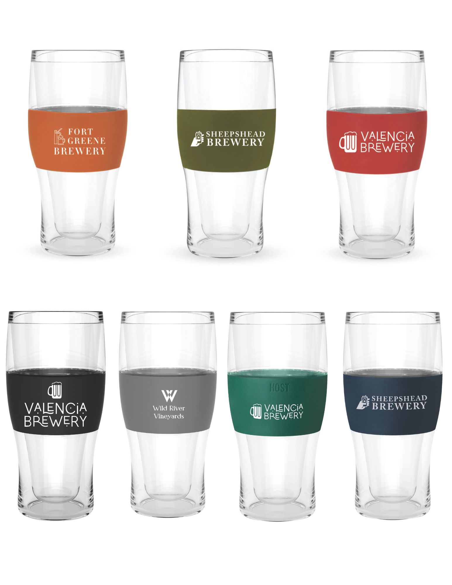 HOST® FREEZE™ Beer Pint, set of 2 2