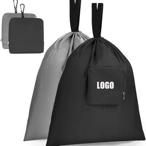 Dirty Laundry Bag with Handles and Aluminum Carabiner 11