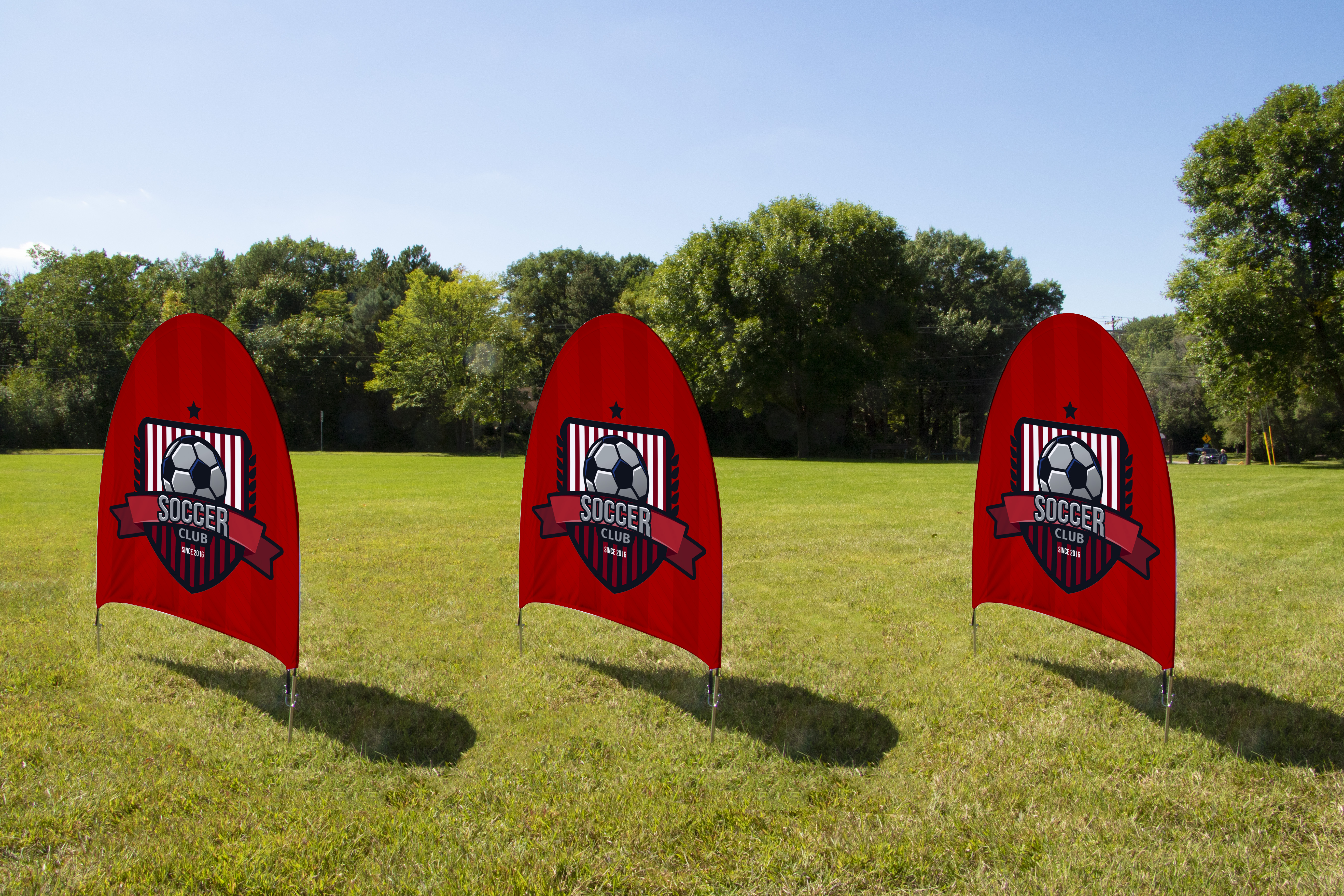 5' W X 4'H Sunrise Lawn Double-Sided Kit 5
