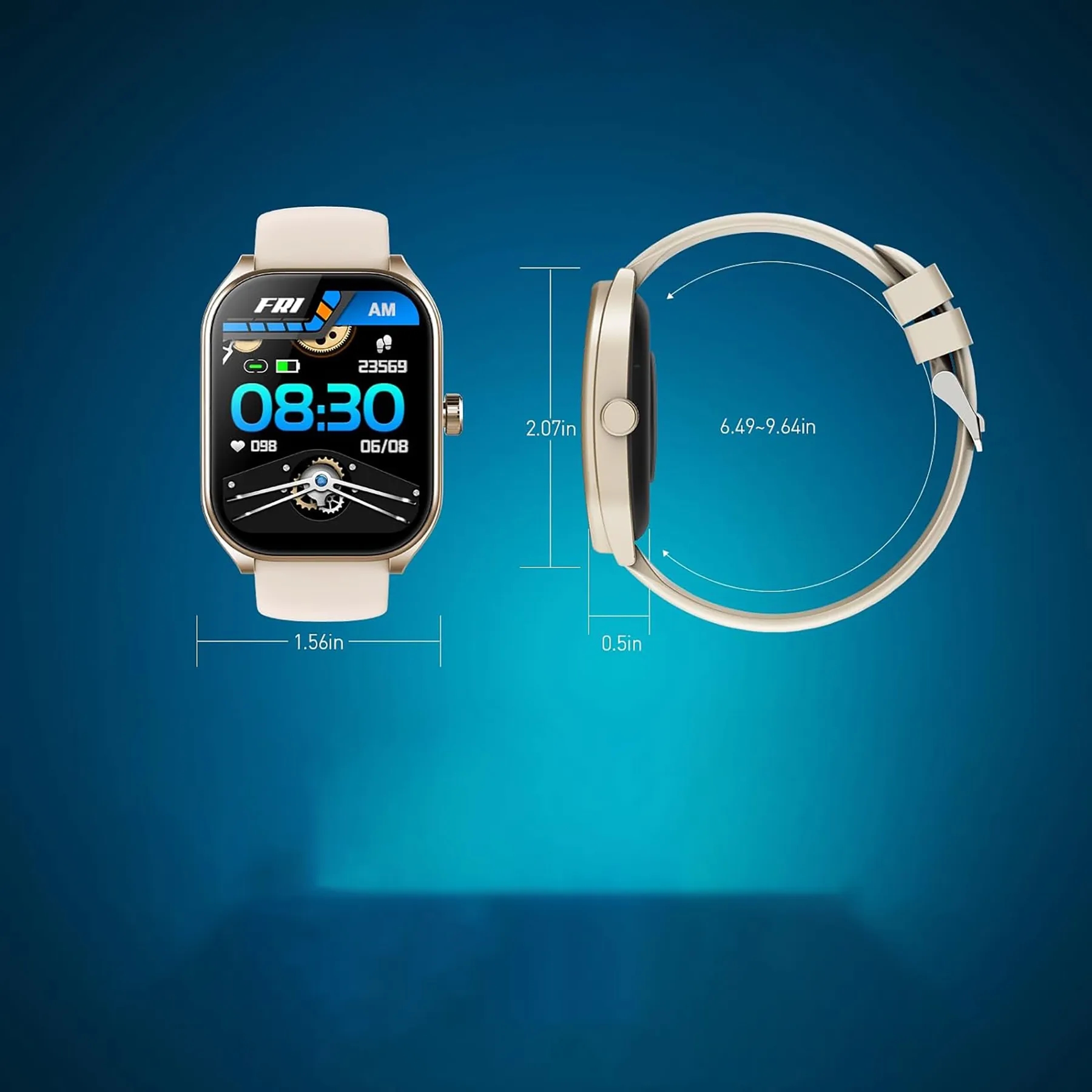 Curve Smart Watch for Men and Women 3
