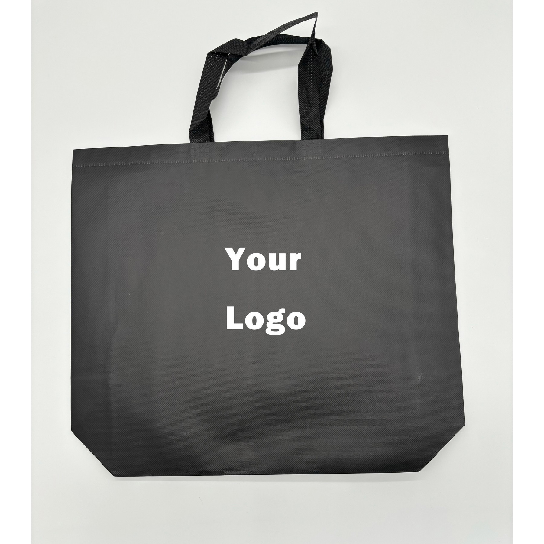 Non-woven Shopping Black Bag 2