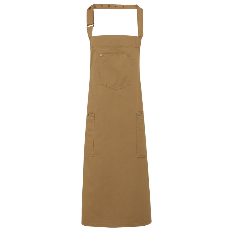 Artisan Collection By Reprime Unisex Cotton Chino Bib Apron 9