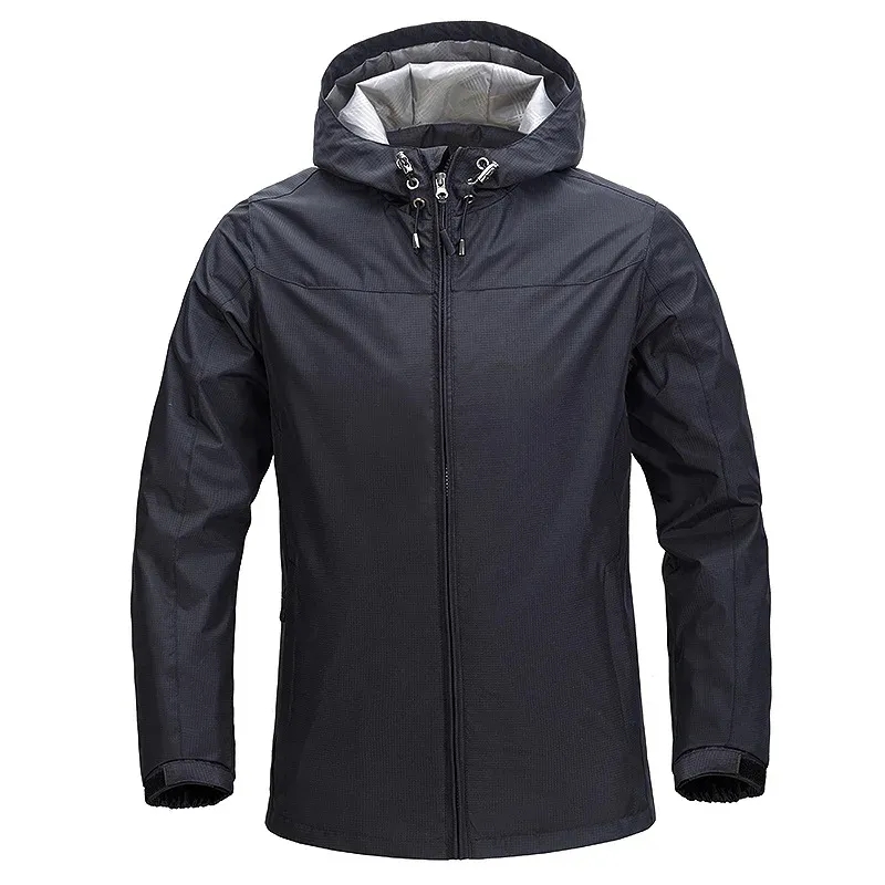 Sustainable rPET Eco-Friendly Hooded Windbreaker Jacket 3