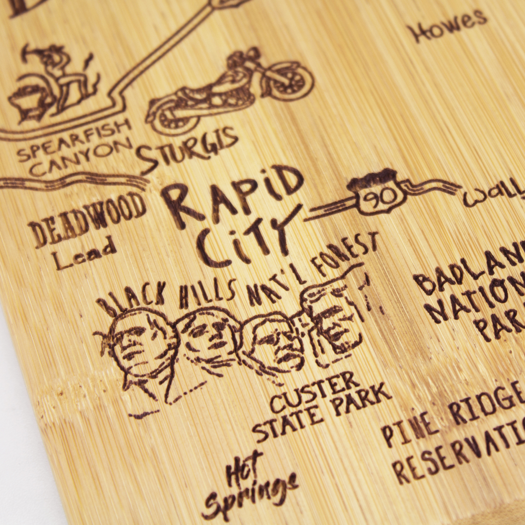 Destination South Dakota Cutting & Serving Board 10