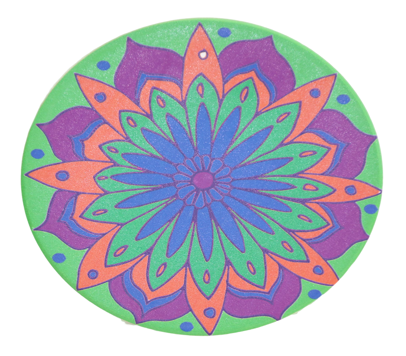 Ceramic Coaster with Cork Bottom 9