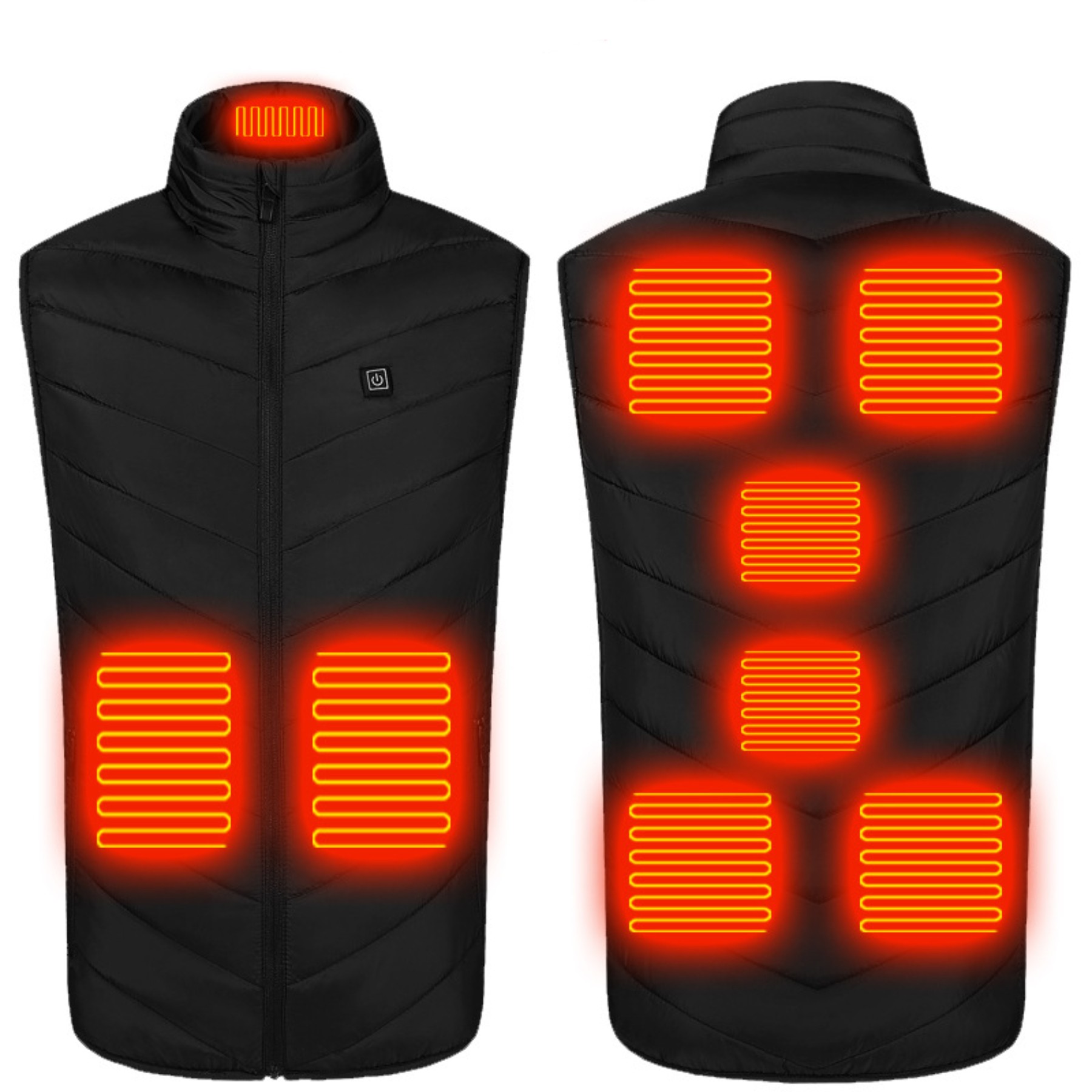 9 Zones Heated Vest USB Charging 2