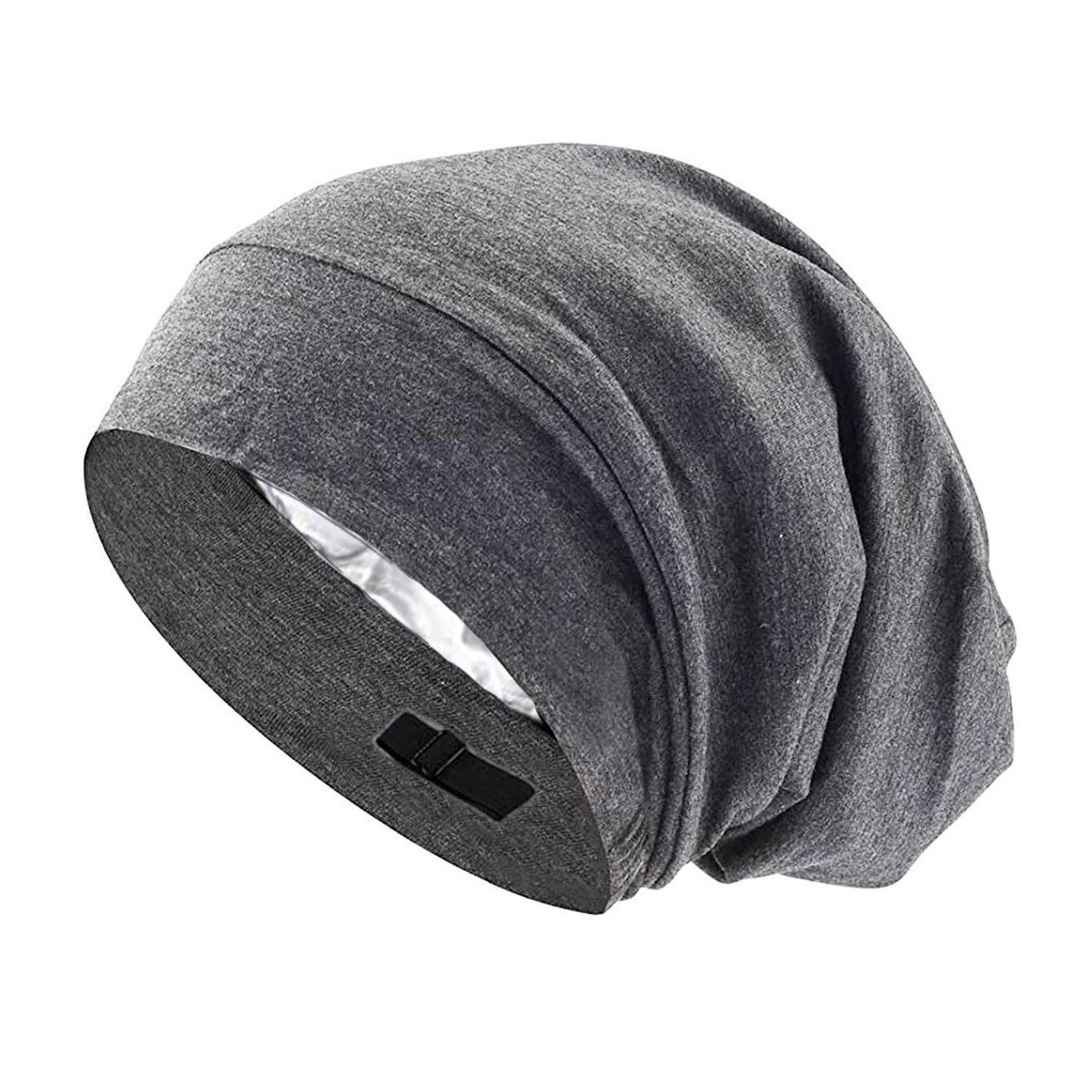 Hair Wrap Cover Sleep Cap for Men with Adjustable Strap 14