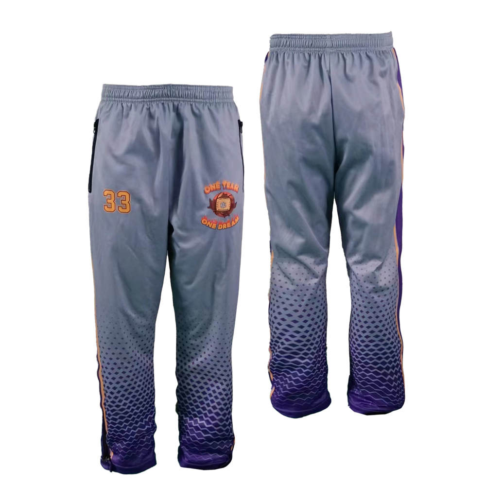 Men's Feels Like Cotton Zipper Pants with Fleece Backing 1