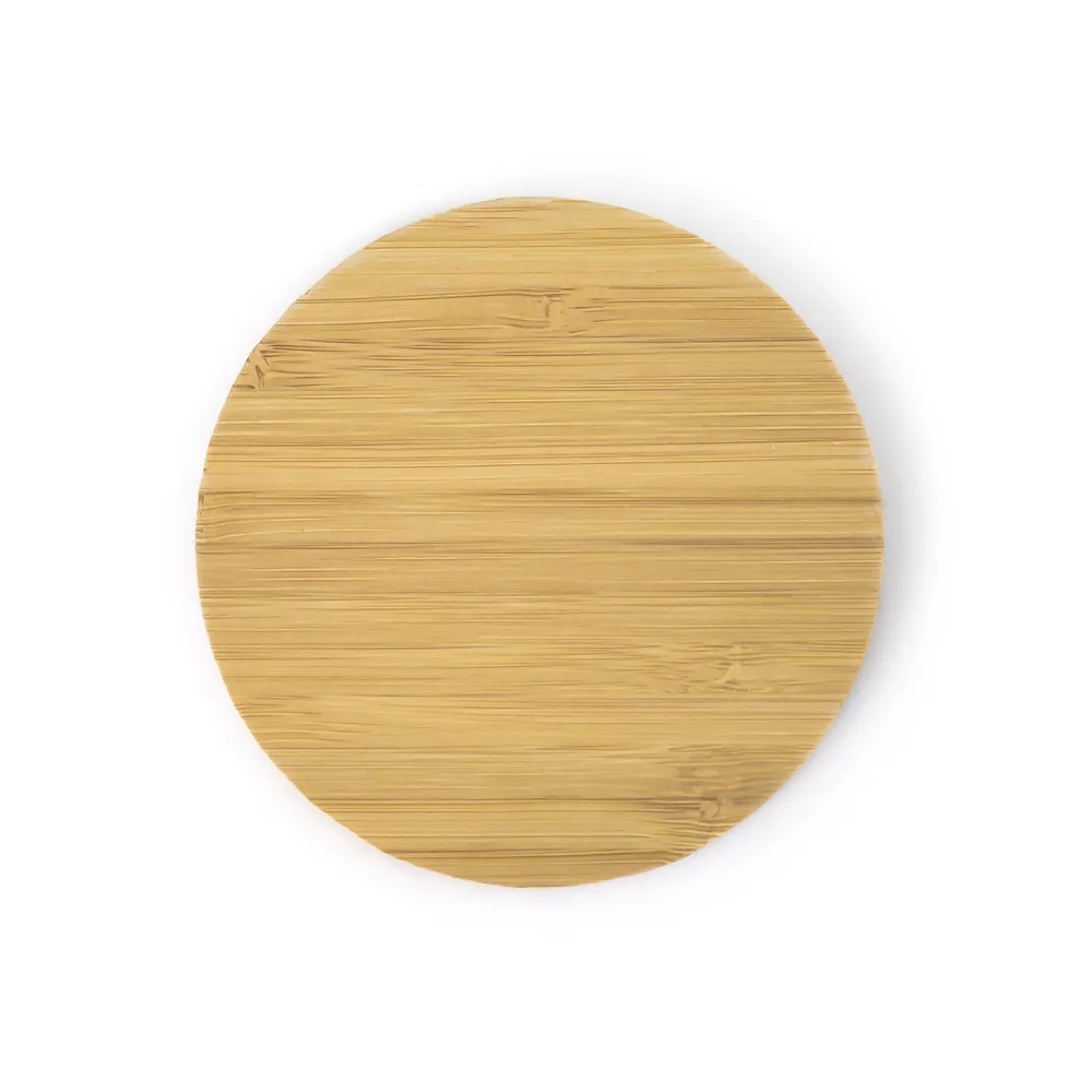 Bamboo Round Wireless Charger 4