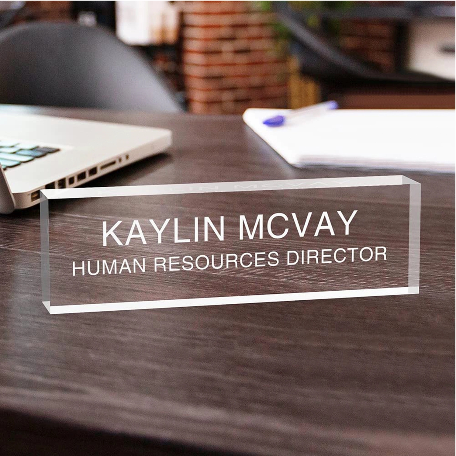 Acrylic Nameplate 2