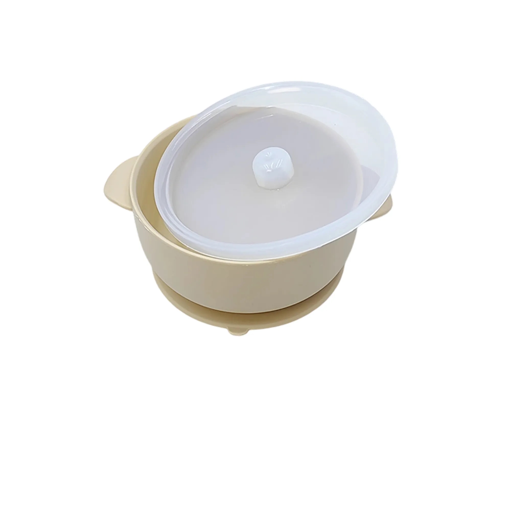 Toddler Silicone Food Bowl with Lid and Suction Base 20