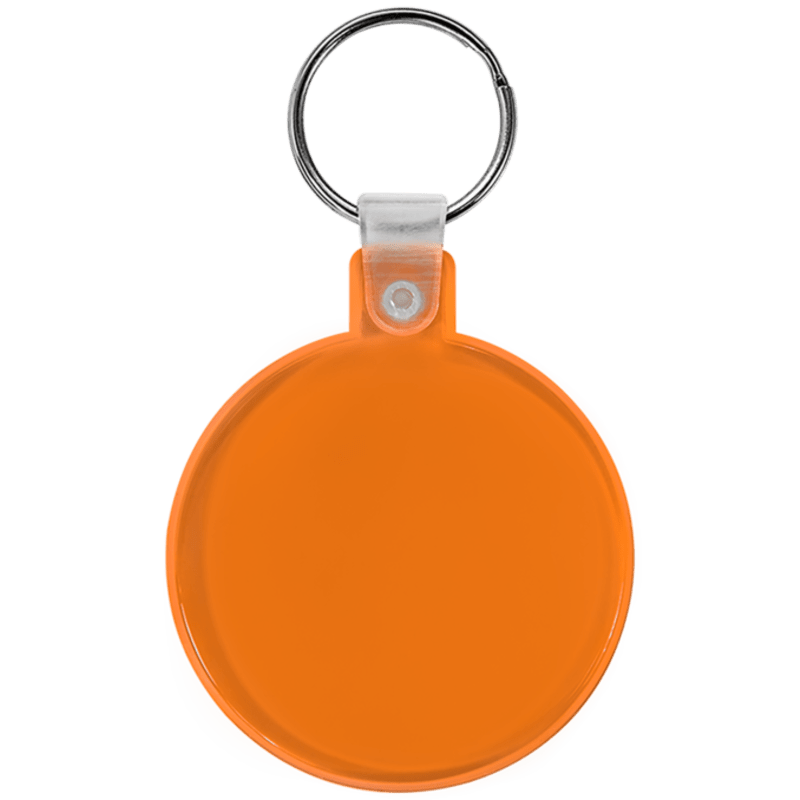 Circle Soft Plastic Keychains 11
