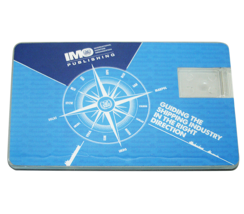 Translucent Credit Card USB Flash Drive, 64GB 1