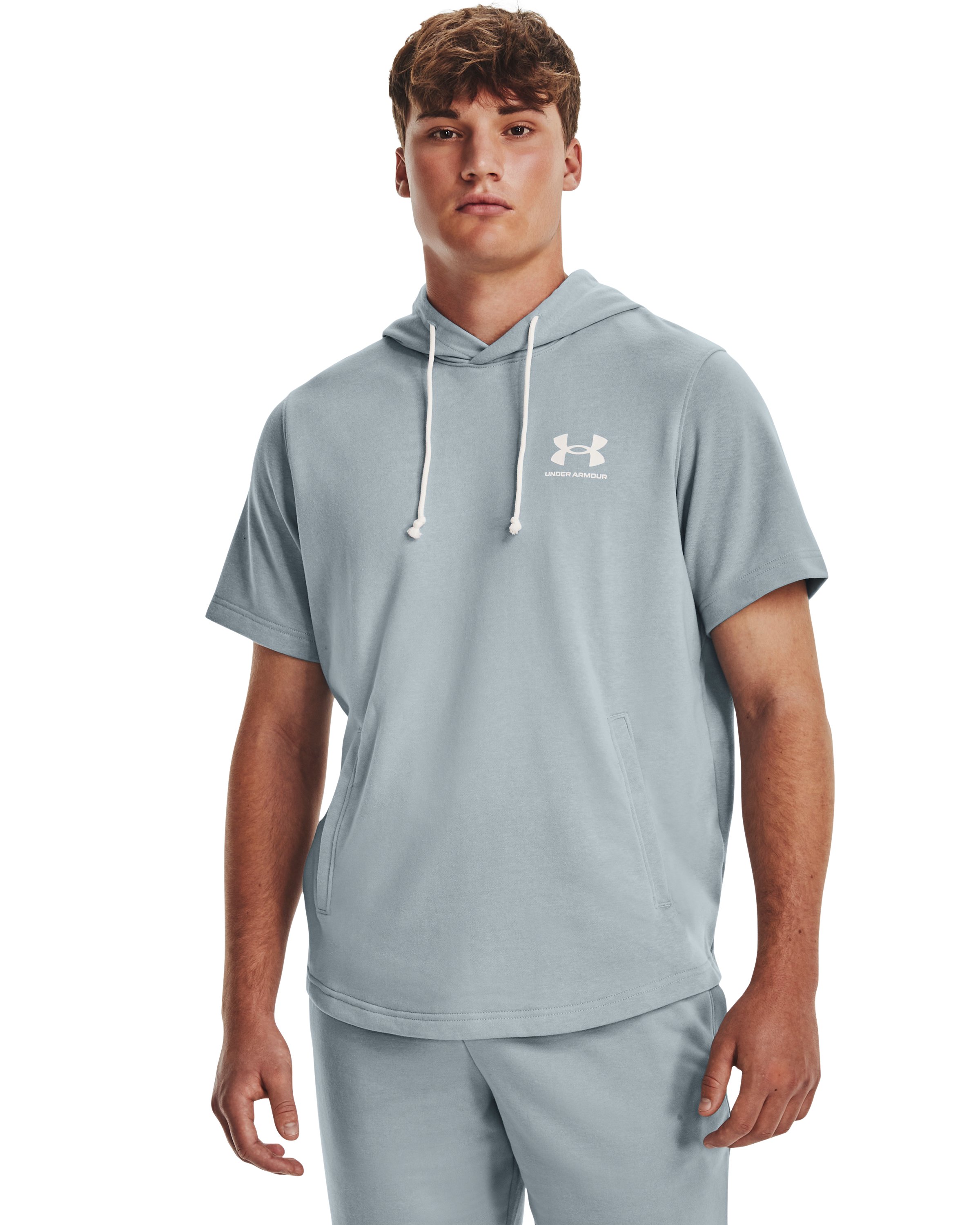 UA Rival Terry Men's Short Sleeve Hoodie 22
