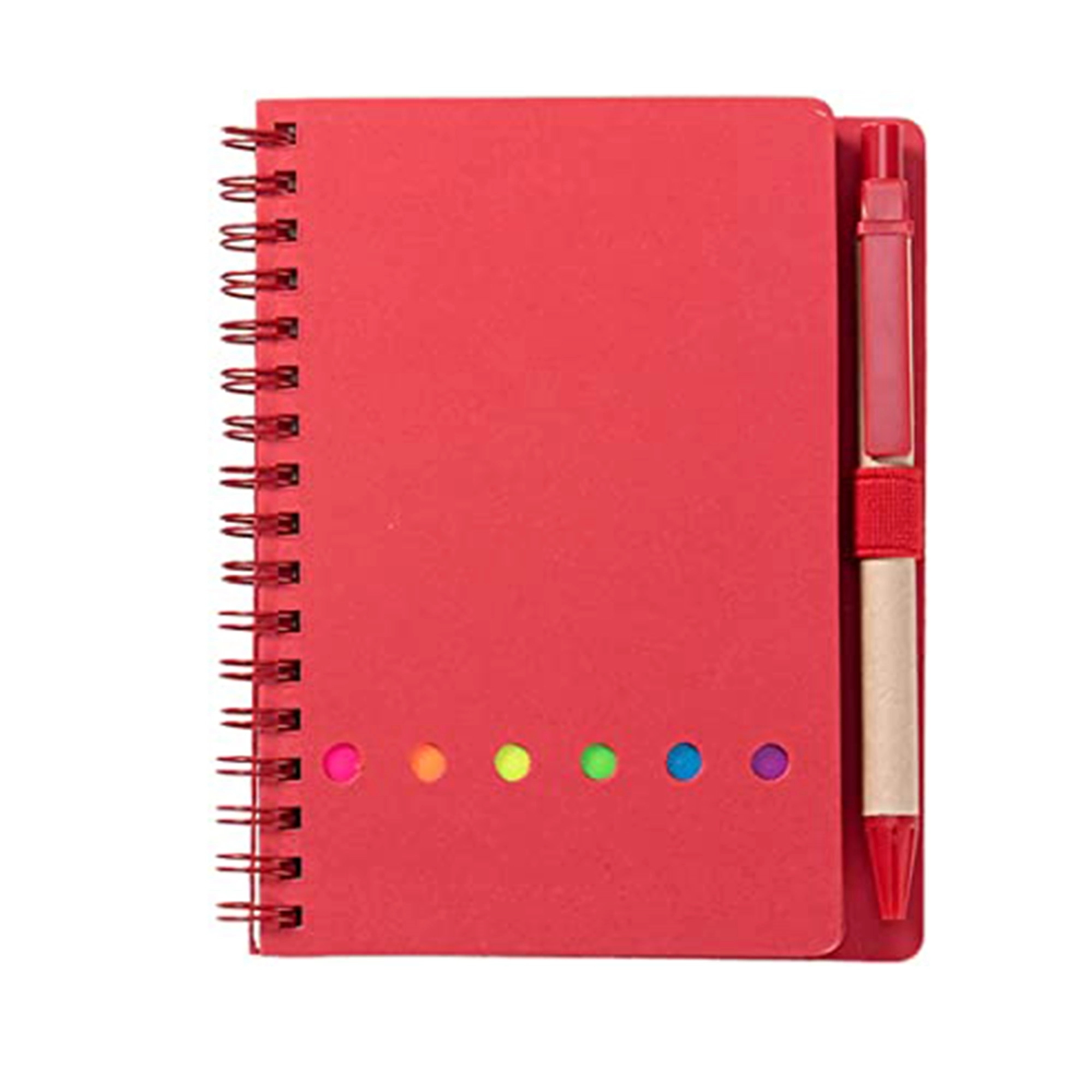 MOQ 50PCS Lined Spiral Kraft Paper Notebook 9