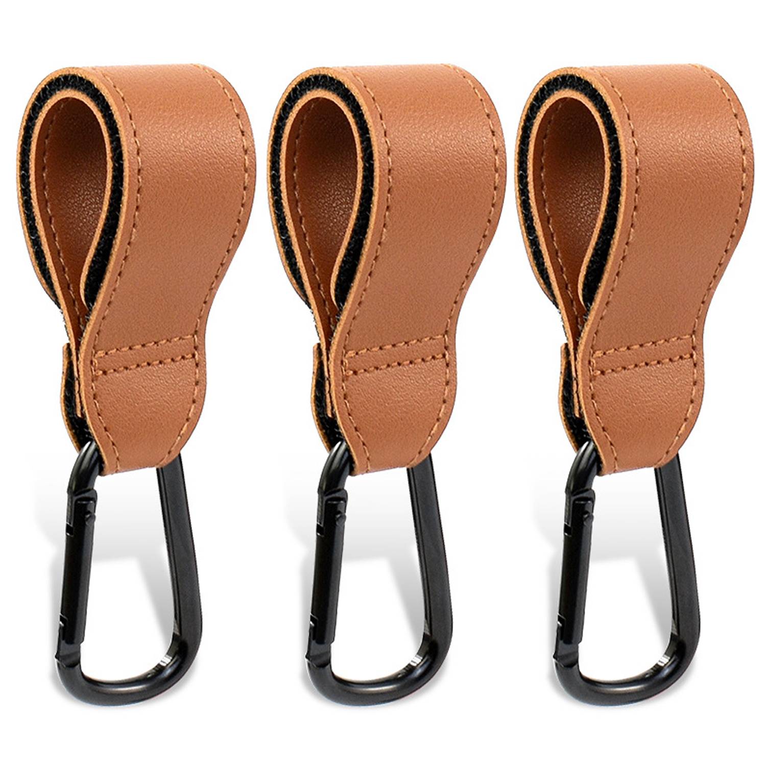 Multi Functional Leather Aluminum Alloy Cart Hook 5