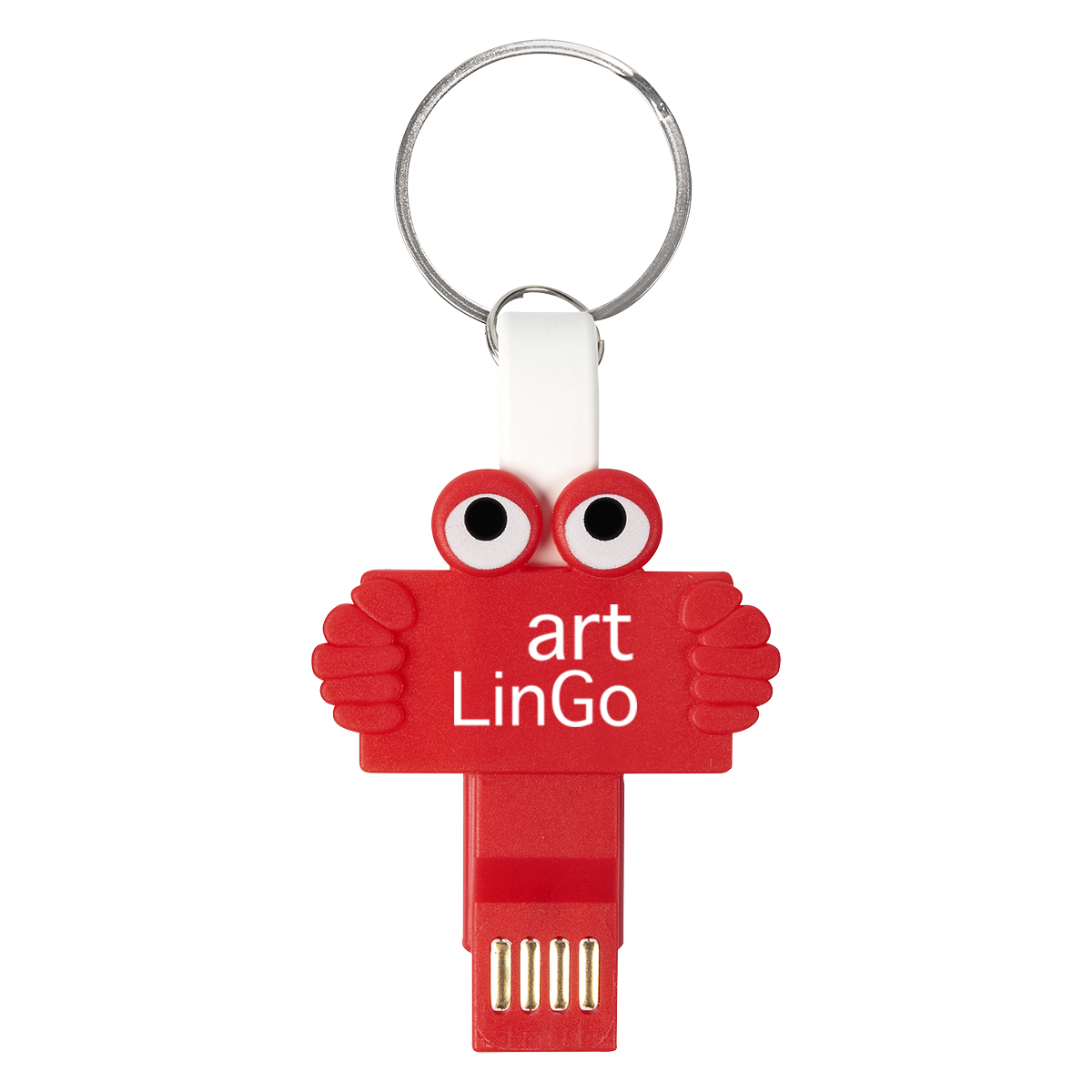 Clipster Buddy 3-In-1 Charging Cable Key Ring 5