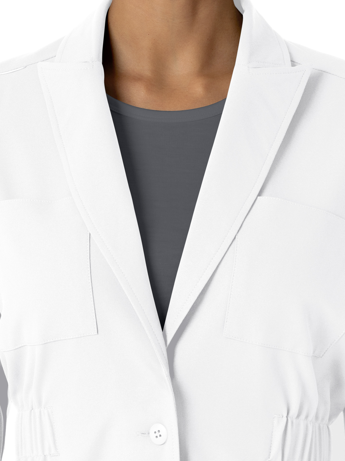 Wink Layers - Women's Blazer Short Lab Coat 7