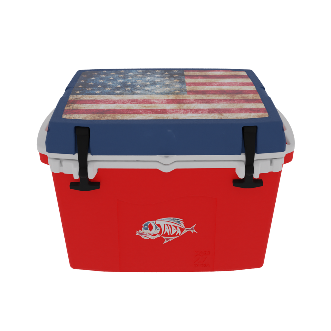 Caterpillar 27 Quart Cooler: Custom molded Logo 6