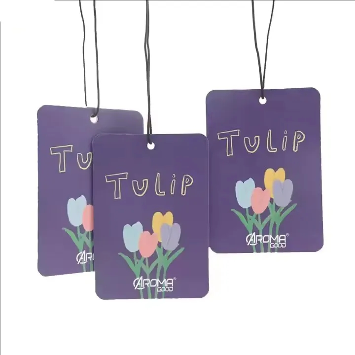 Rectangle Custom Paper Air Freshener 1