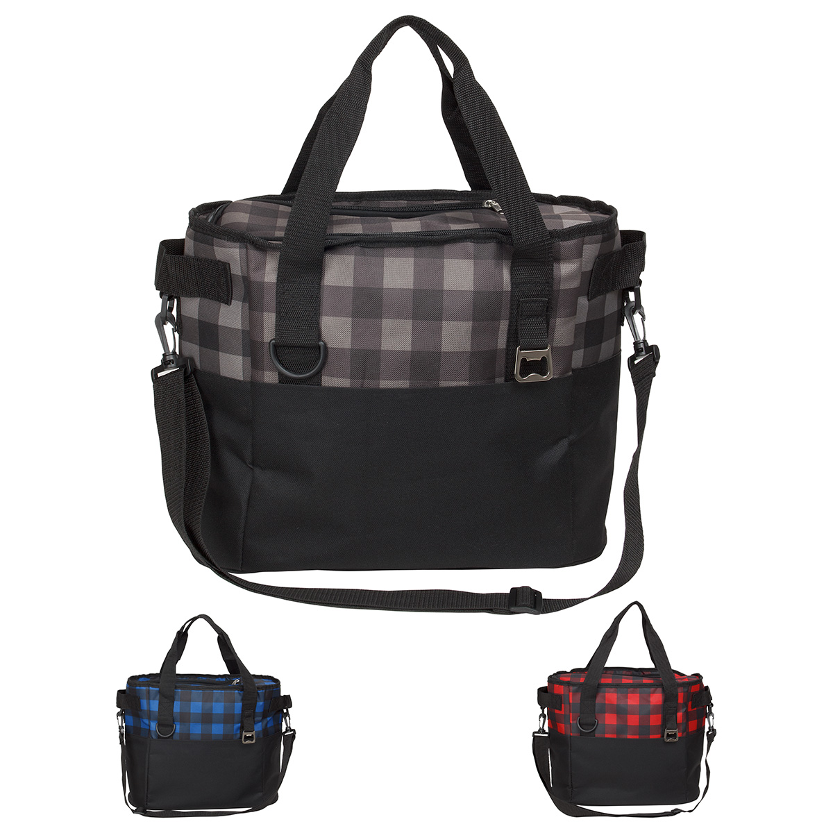 Plaid Insulated Cooler Bag 2