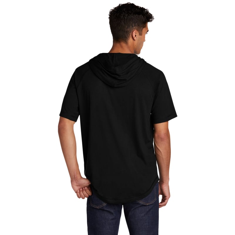 Sport-Tek PosiCharge Tri-Blend Wicking Short Sleeve Hoodie., custom hoodie or sweatshirt with logo imprint 9