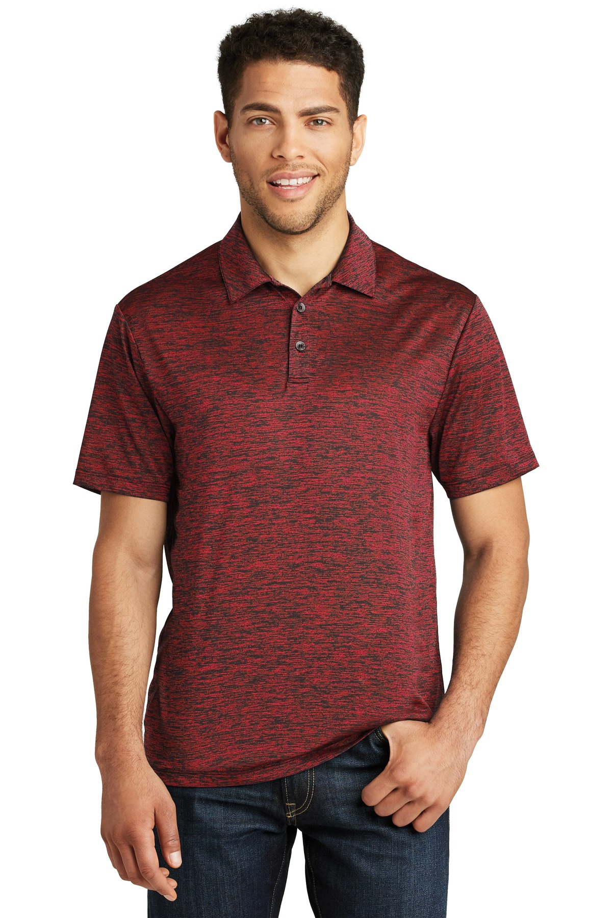 Sport-Tek PosiCharge Electric Heather Polo. ST590 13
