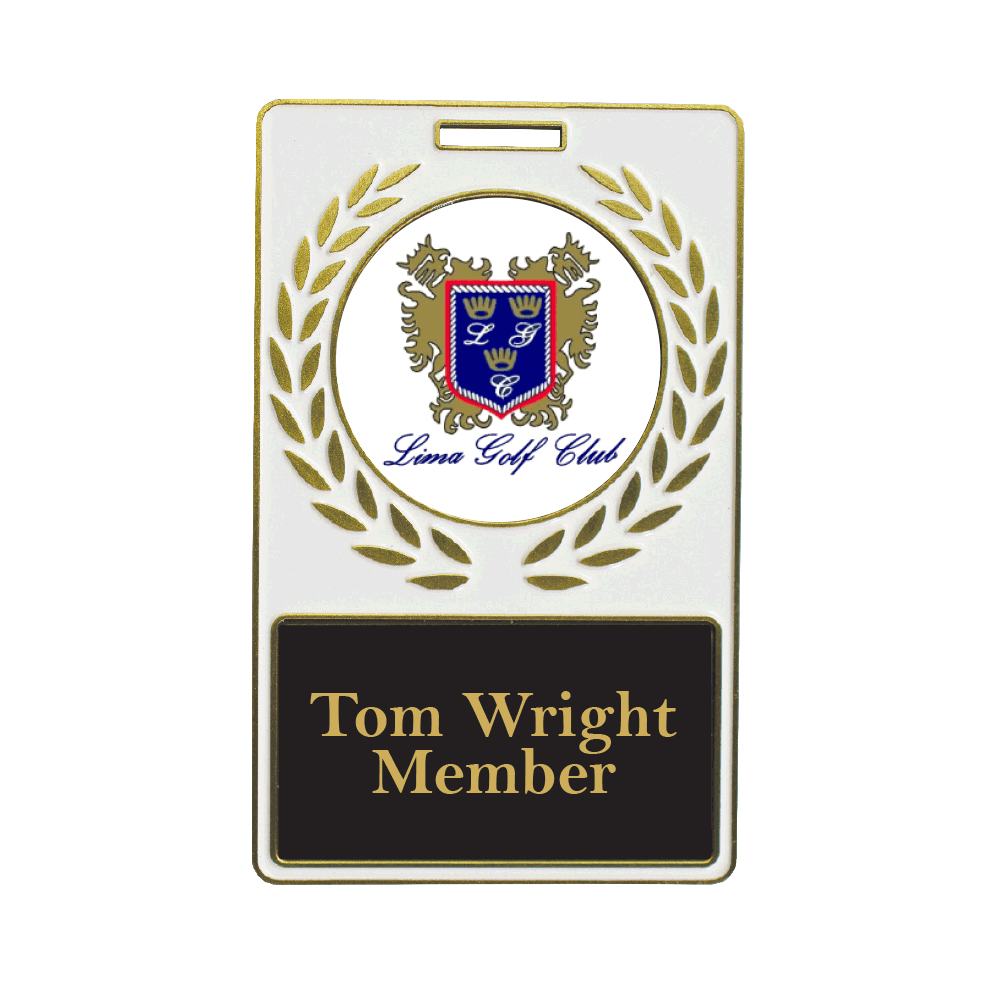 Vibraprint® Rectangle Wreath Bag Tag 4