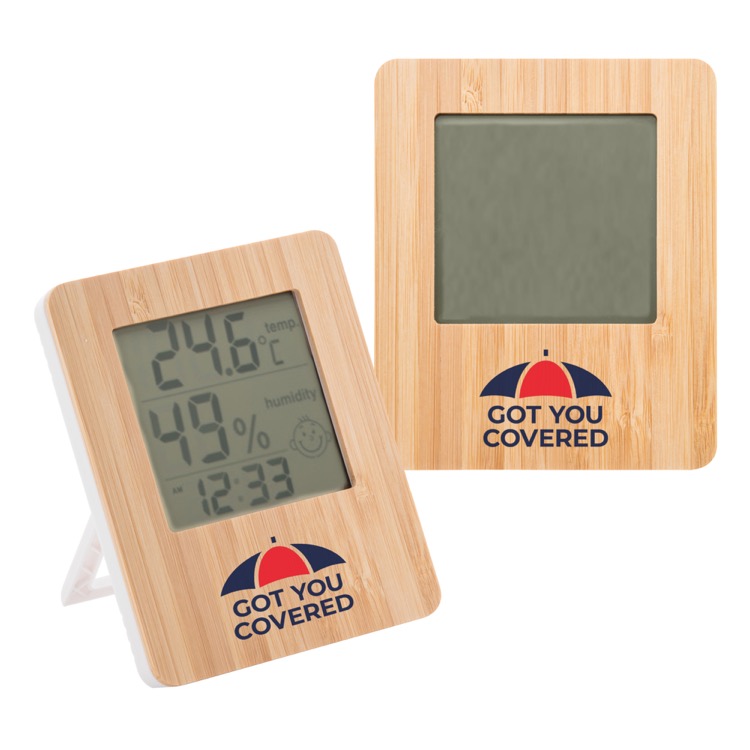 Bamboo Desk Clock 1