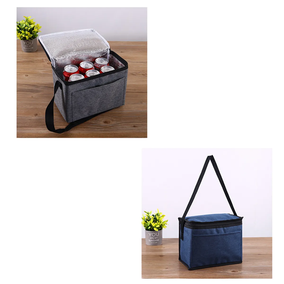 Portable Outdoor Foldable Camping Lunch Insulation Bags pack 3