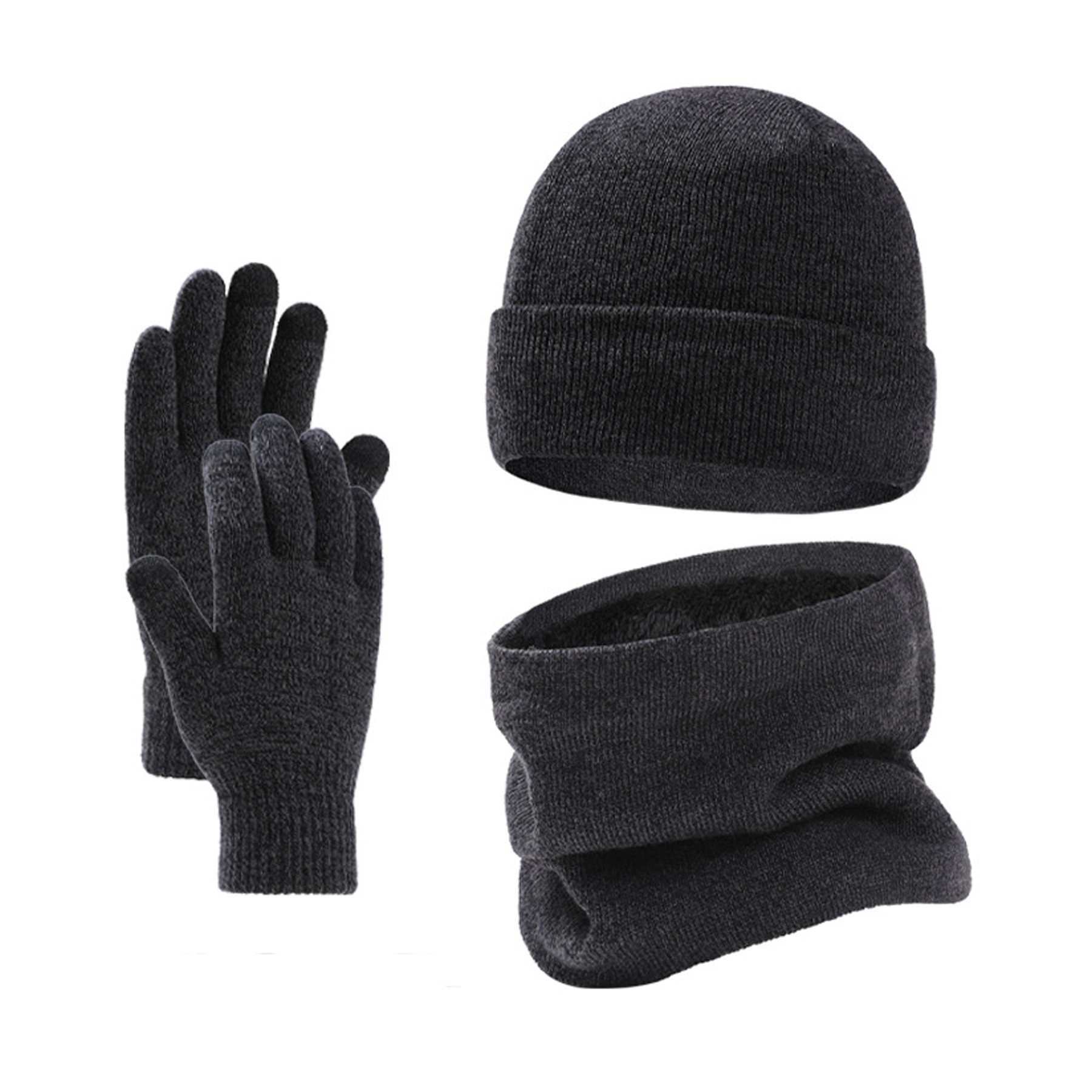 Winter Hat Scarf Glove Set 9