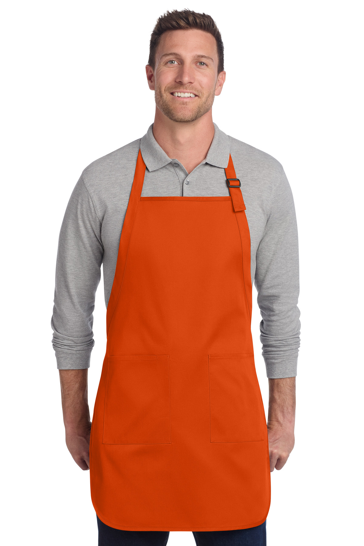 Port Authority Full-Length Two-Pocket Bib Apron. A600 31