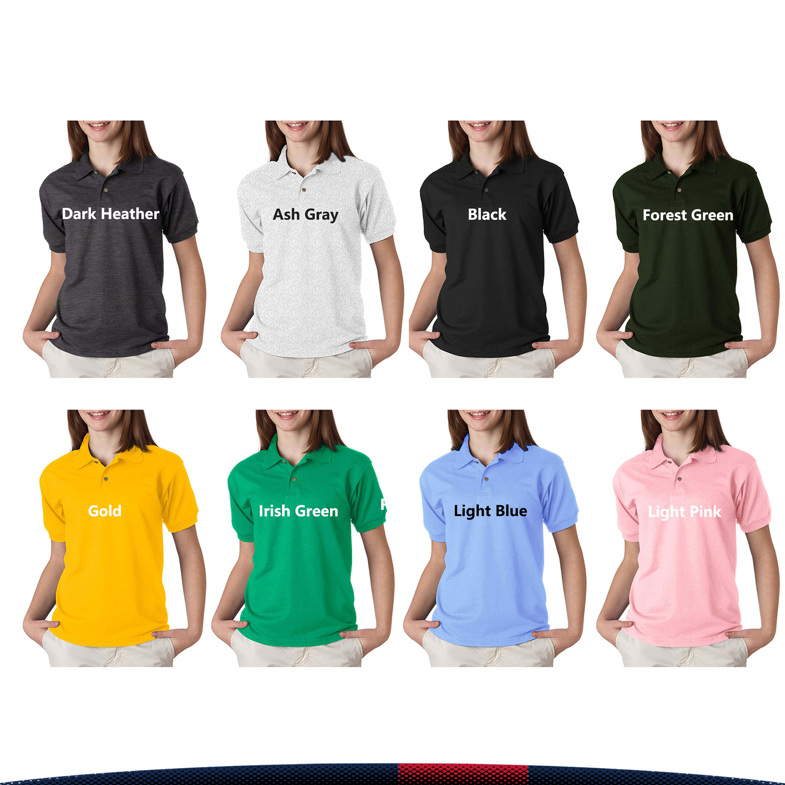 Gildan® 5.6 oz. Cotton/Ladies Polo Shirts 5