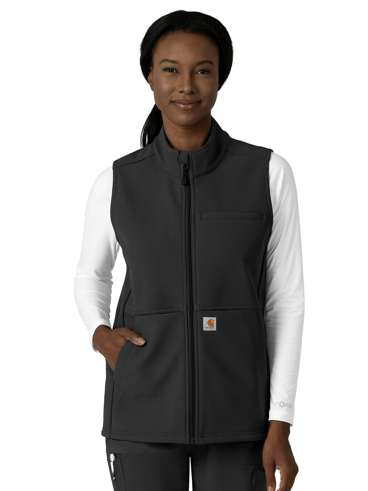 Rugged Flex Peak Women's Four-Pocket Bonded Fleece Vest