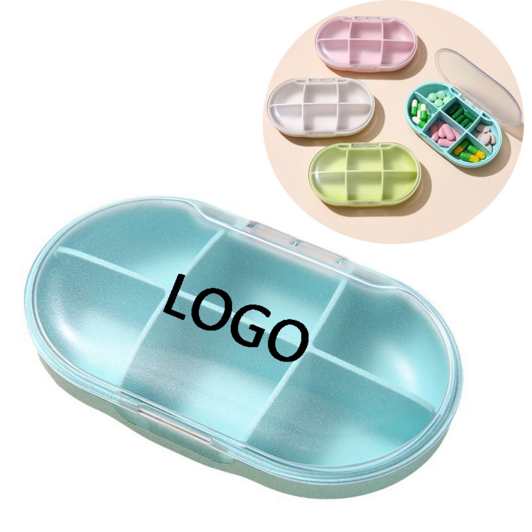 6-Grid Medicine Storage Box 2